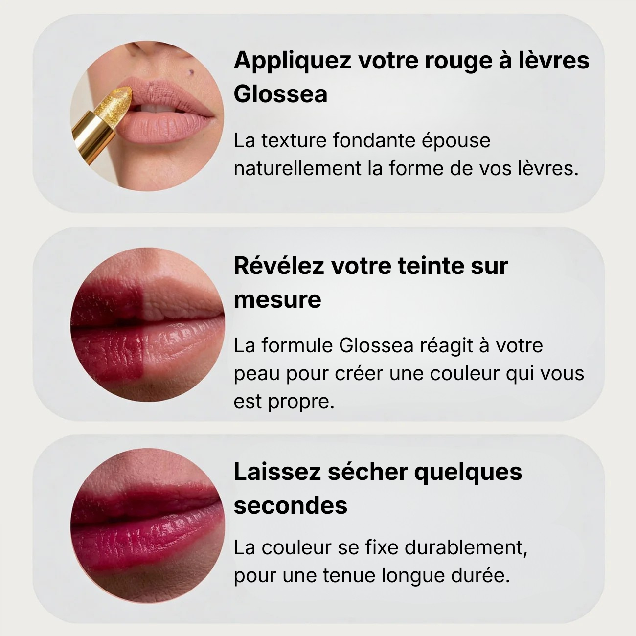 Glossea  Signature — La teinte qui s'adapte à vous